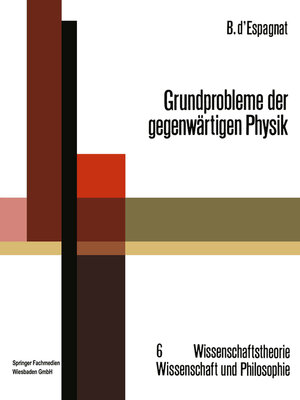 cover image of Grundprobleme der gegenwärtigen Physik